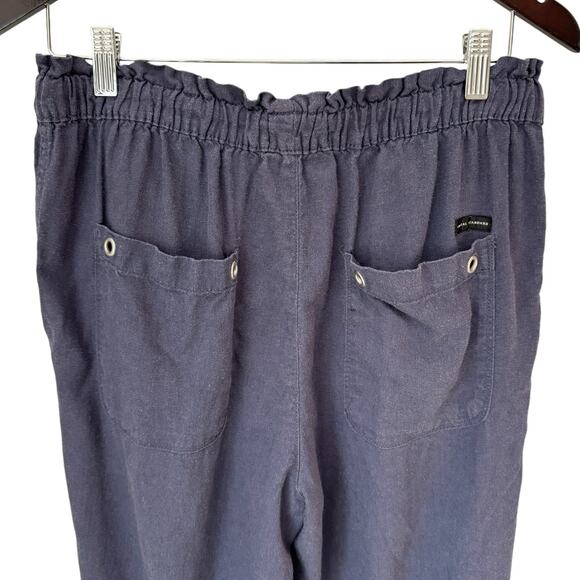 SANCTUARY Blue Linen Solstice Jogger Pants Size L - Picture 5 of 9